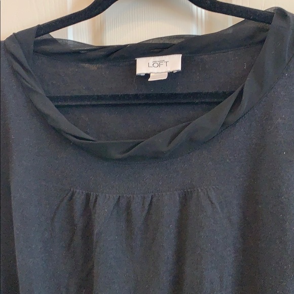 Cute and simple Loft Black Sweater T - Picture 2 of 2